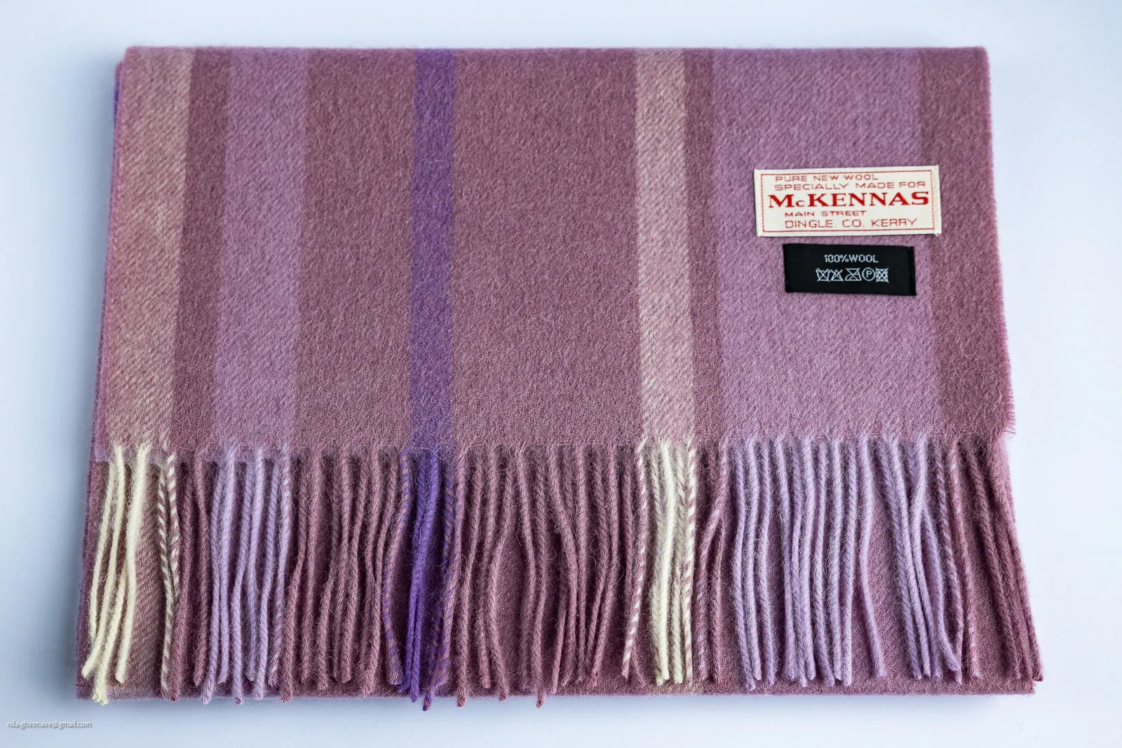 100% Lambswool Scarves - Wild Heather