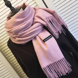 2025 New 200*70cm Winter Fashion female Cashmere Wool thin Scarf Lady warm Shawl Pure colour UNISEX Pashmina solid wrap women