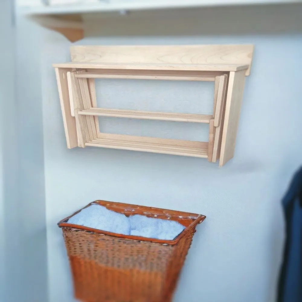 30 Inch Wall Unit Clothes Drying Rack