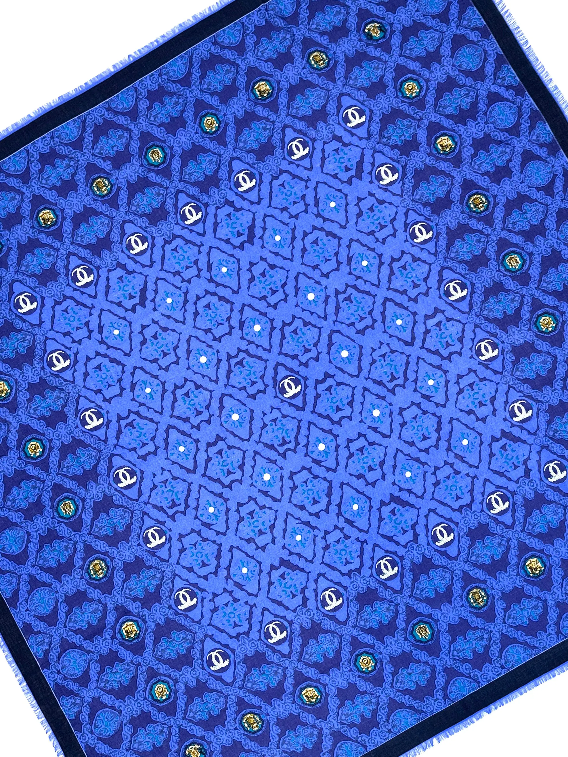 90s Cartier Orante Leopard Print Scarf