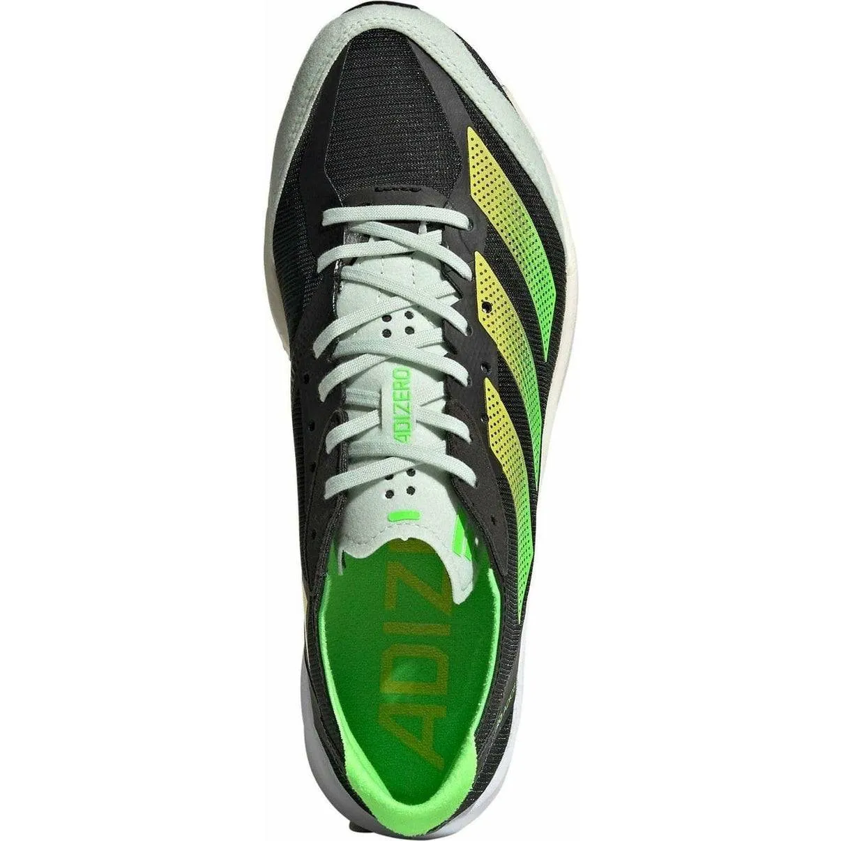 Adidas Adizero Adios 7 (Women's) -Black/Beam Yellow/Solar Green
