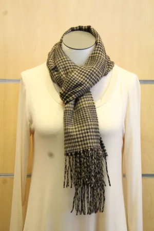 ADO | Cashmere Wrap Scarf Black & Tan