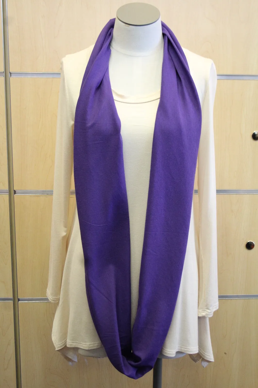 ADO | Infinity Deep Purple Scarf