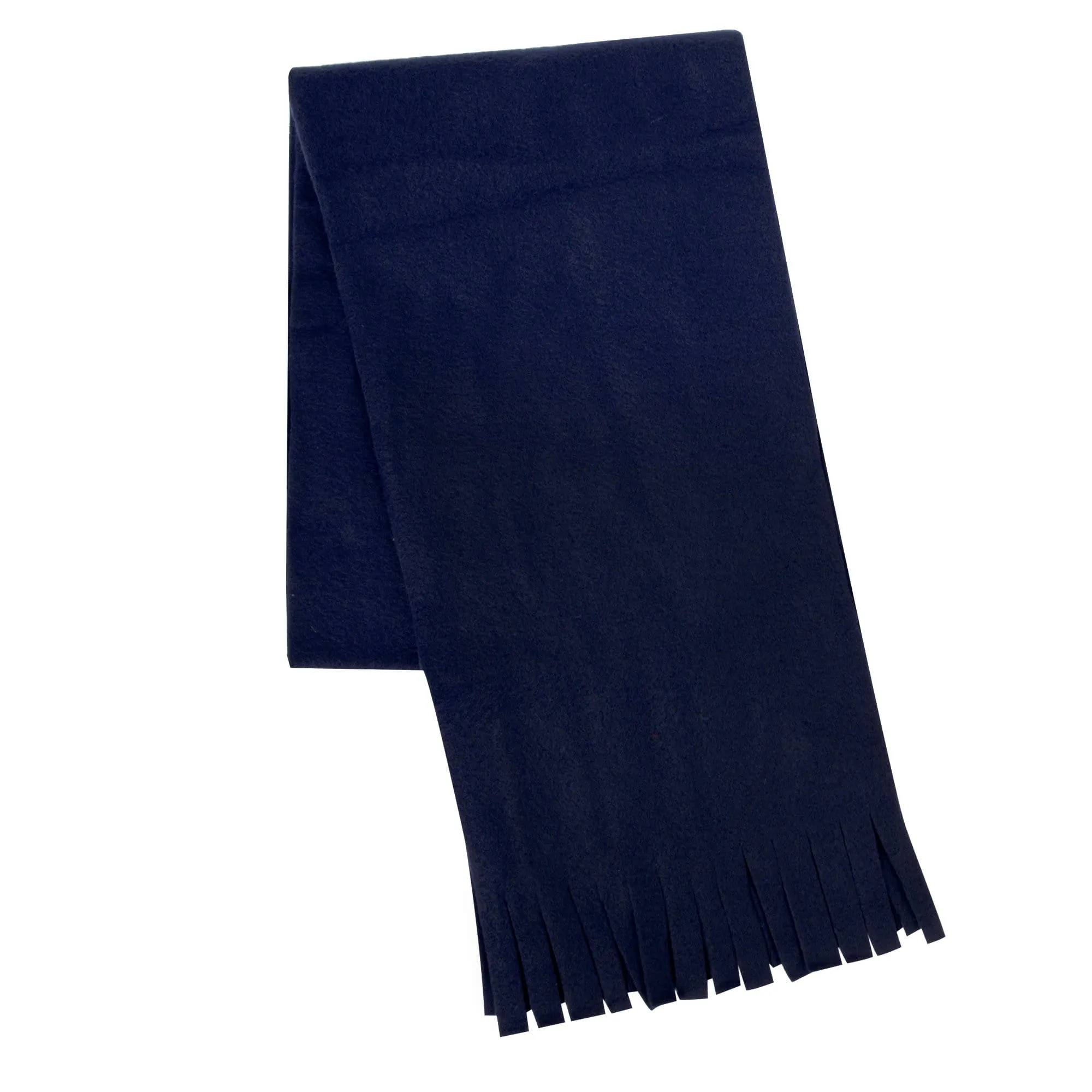 Adult Fleece Scarves 60" x 8" With Fringe - Assorted Wholesale