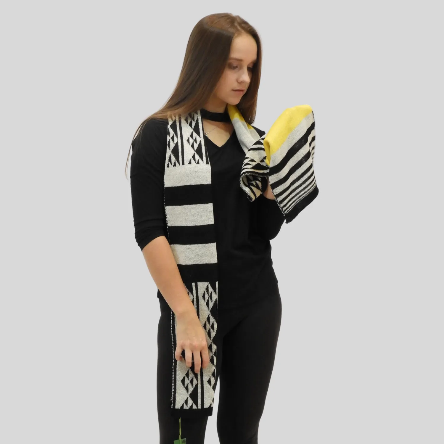 Alpaca Unisex Scarf Aboriginal Design