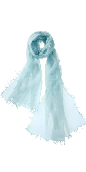 Alta Featherweight Cashmere Scarf in Ice