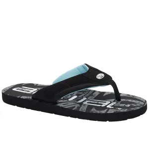 Animal Jekyl Logo Flip Flops - Black