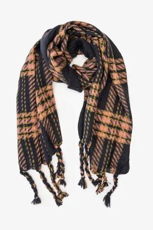 Antler Blackthorn Plaid Scarf