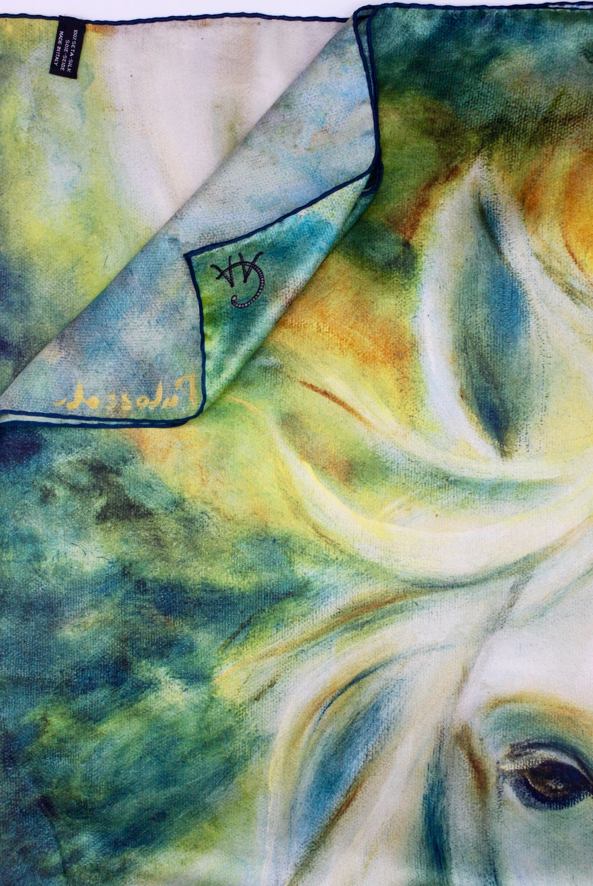 Archangel Unicorn Italian Silk Satin - 66 x 66 cm