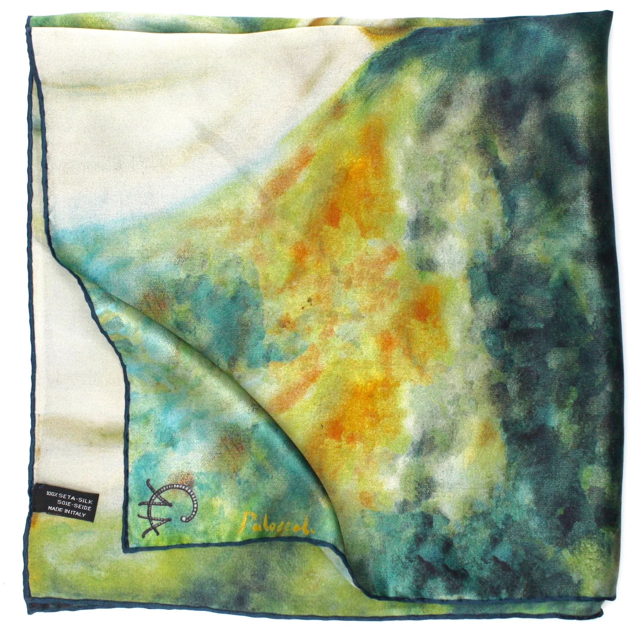 Archangel Unicorn Italian Silk Satin - 66 x 66 cm