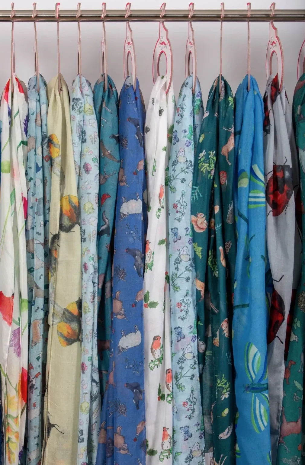 Art On Scarves - Sustainable Recycled Scarves In A Bottle