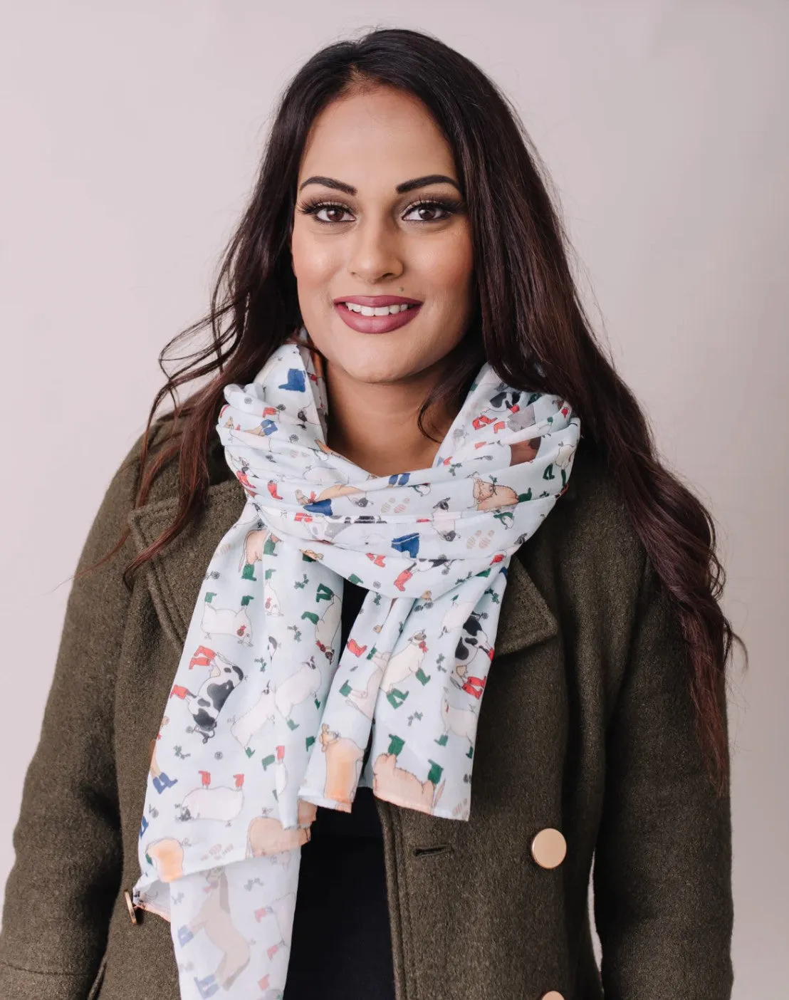 Art On Scarves - Sustainable Recycled Scarves In A Bottle