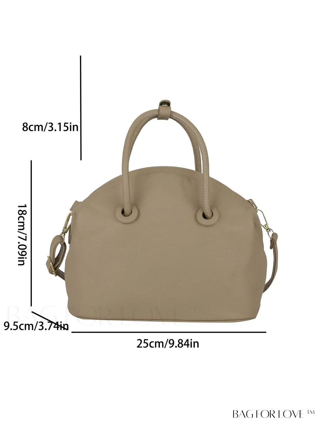 BagForLove - Chic Adjustable Shoulder Strap Handbag: Sleek and Minimalist Design