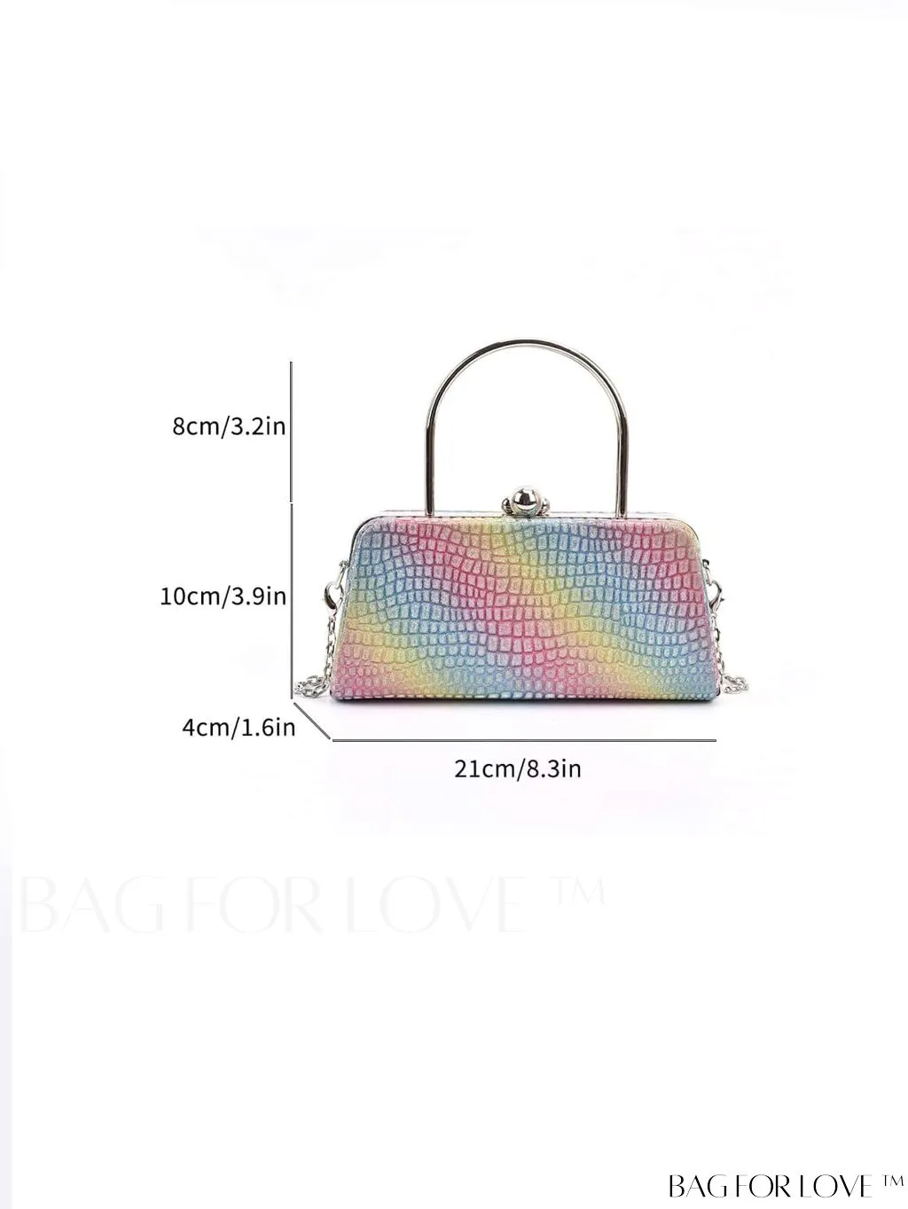 BagForLove - Chic and Versatile Crocodile Pattern Handbag for Stylish Women