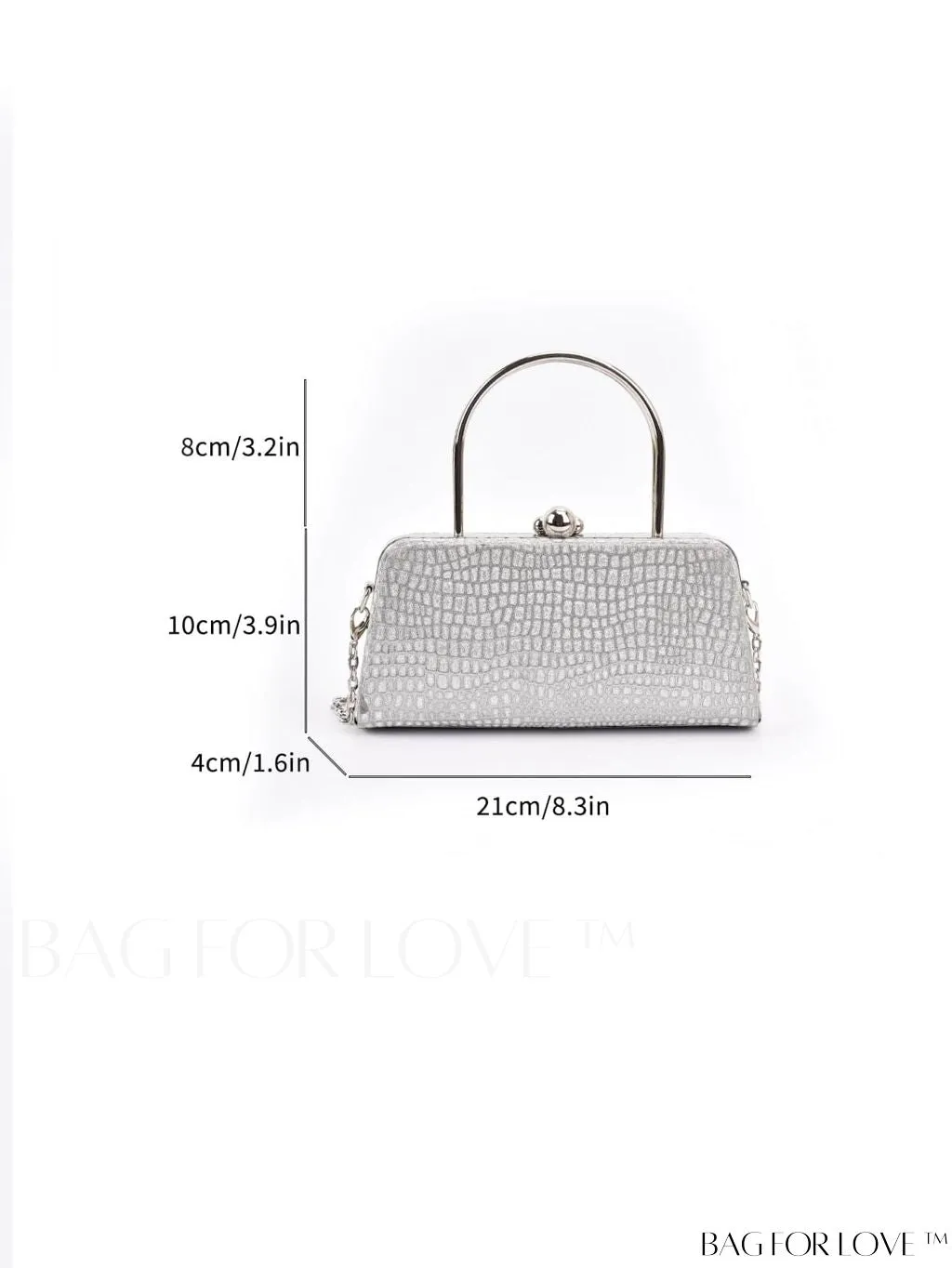 BagForLove - Chic and Versatile Crocodile Pattern Handbag for Stylish Women