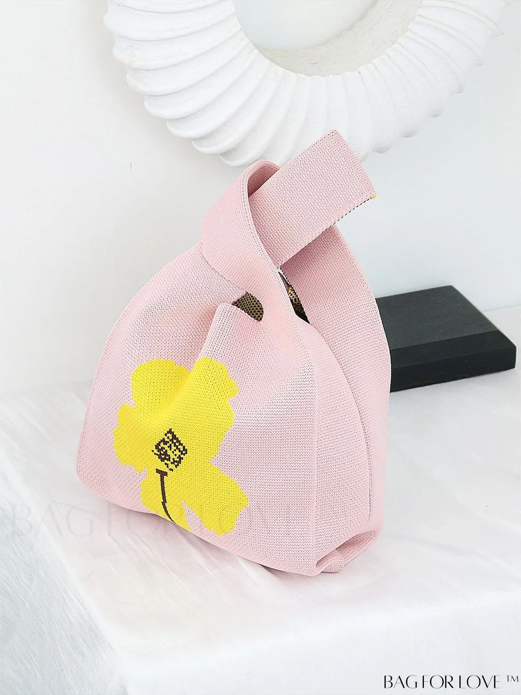 BagForLove - Chic Crochet Tote Bag with Cat & Butterfly Pattern - Perfect for Vacation
