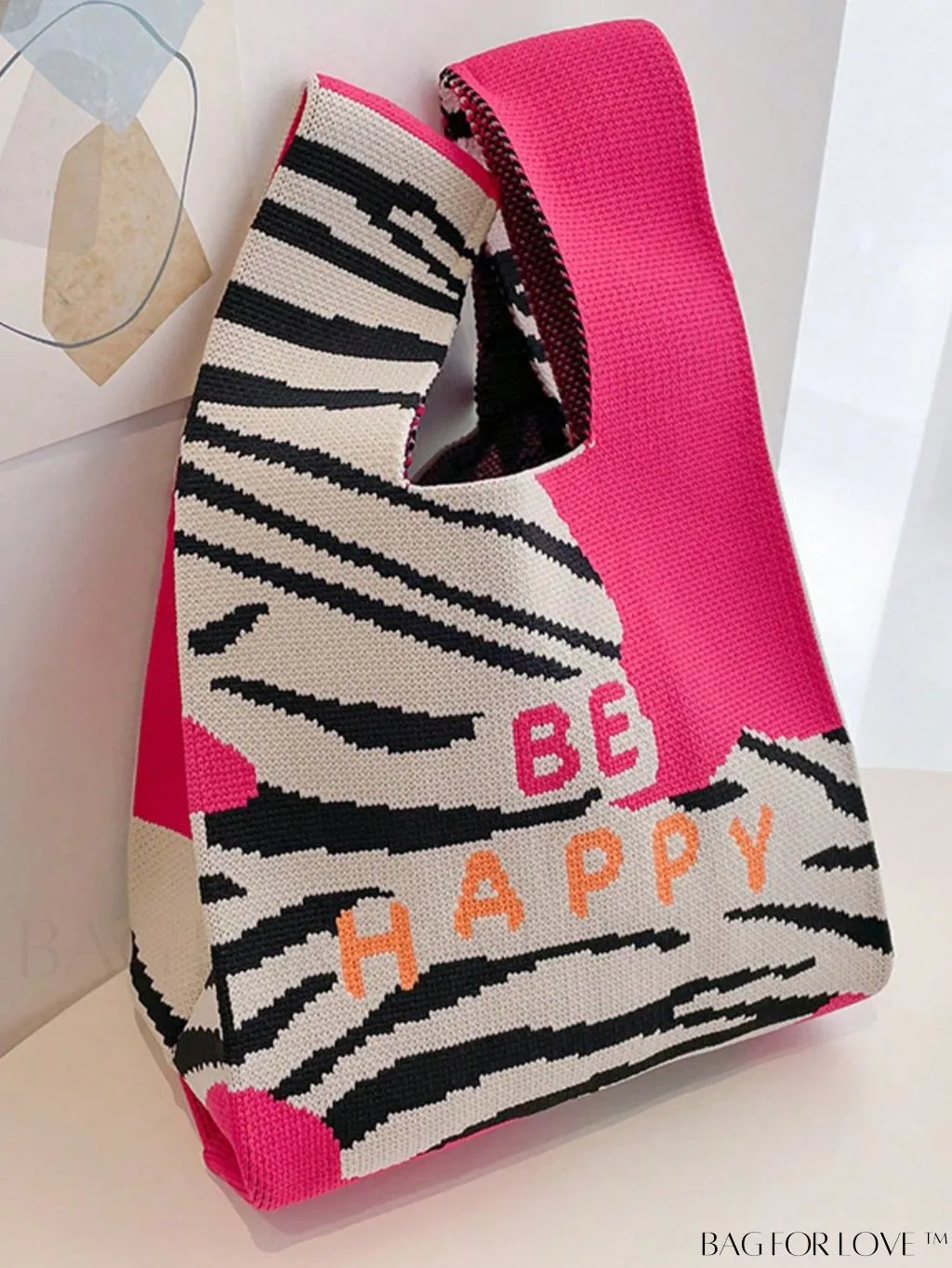 BagForLove - Chic Crochet Tote Bag with Cat & Butterfly Pattern - Perfect for Vacation