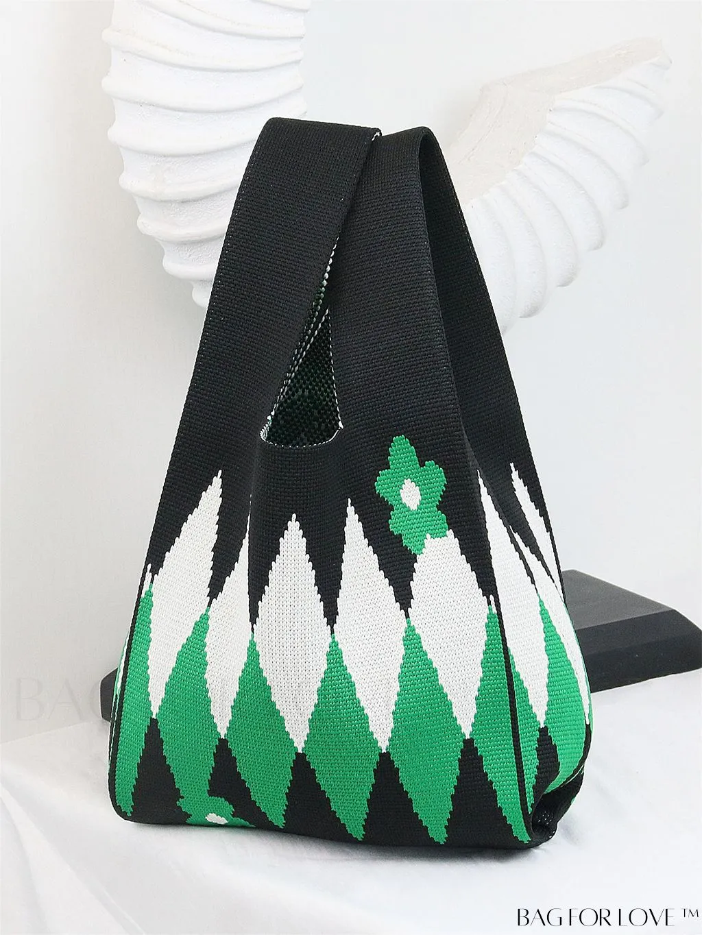 BagForLove - Chic Crochet Tote Bag with Cat & Butterfly Pattern - Perfect for Vacation