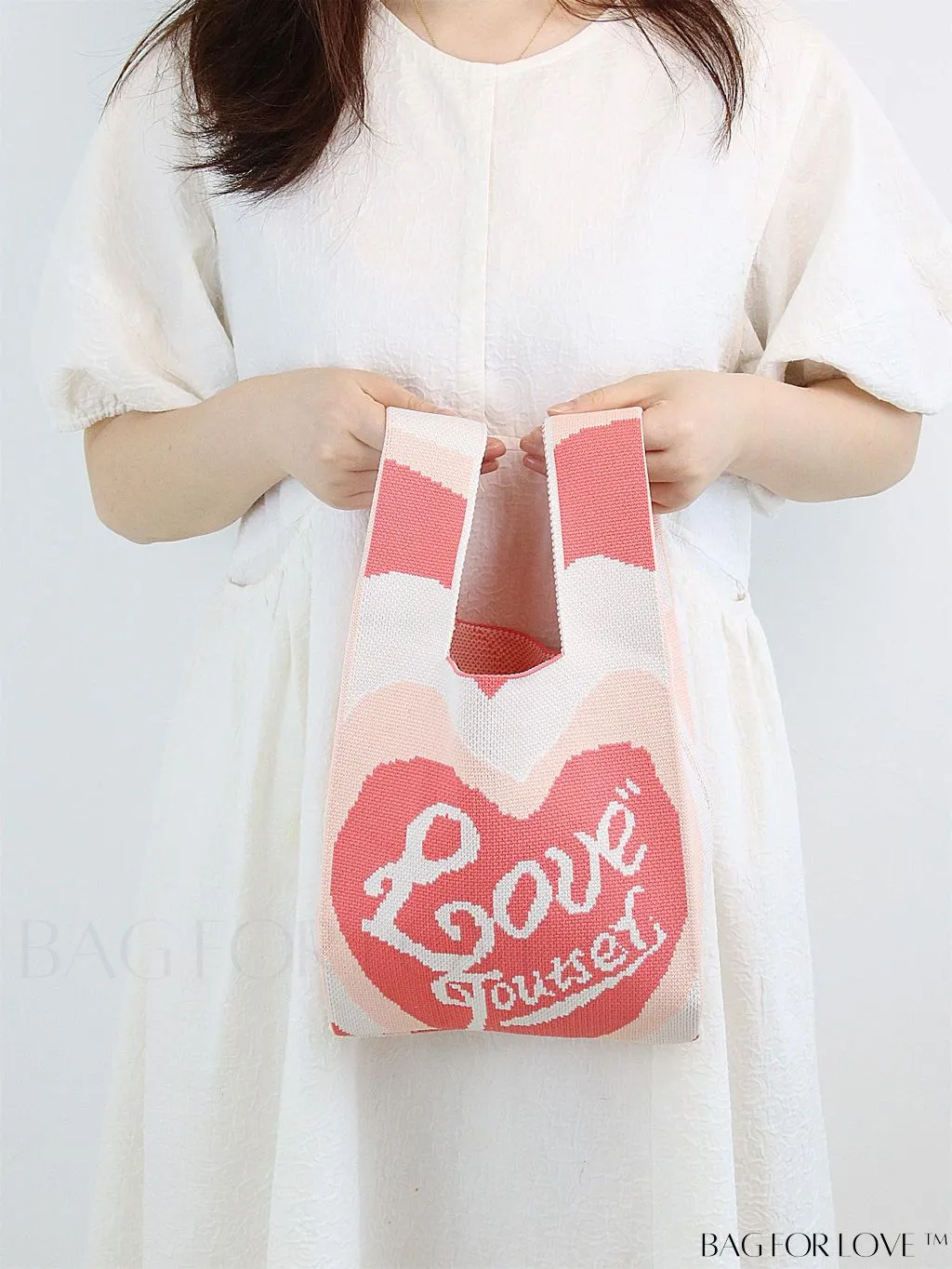 BagForLove - Chic Crochet Tote Bag with Cat & Butterfly Pattern - Perfect for Vacation