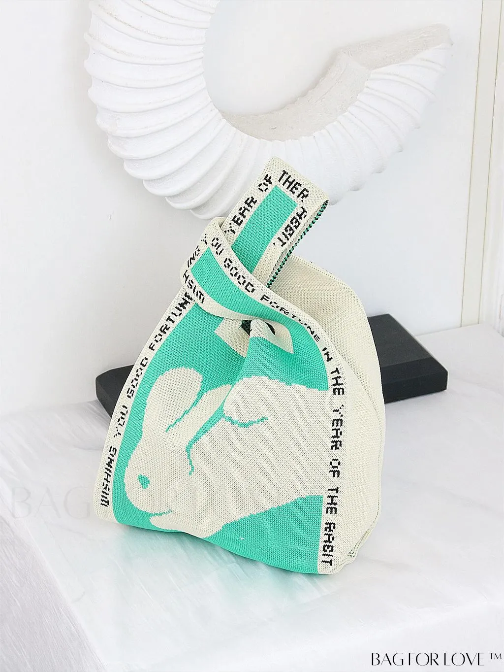 BagForLove - Chic Crochet Tote Bag with Cat & Butterfly Pattern - Perfect for Vacation