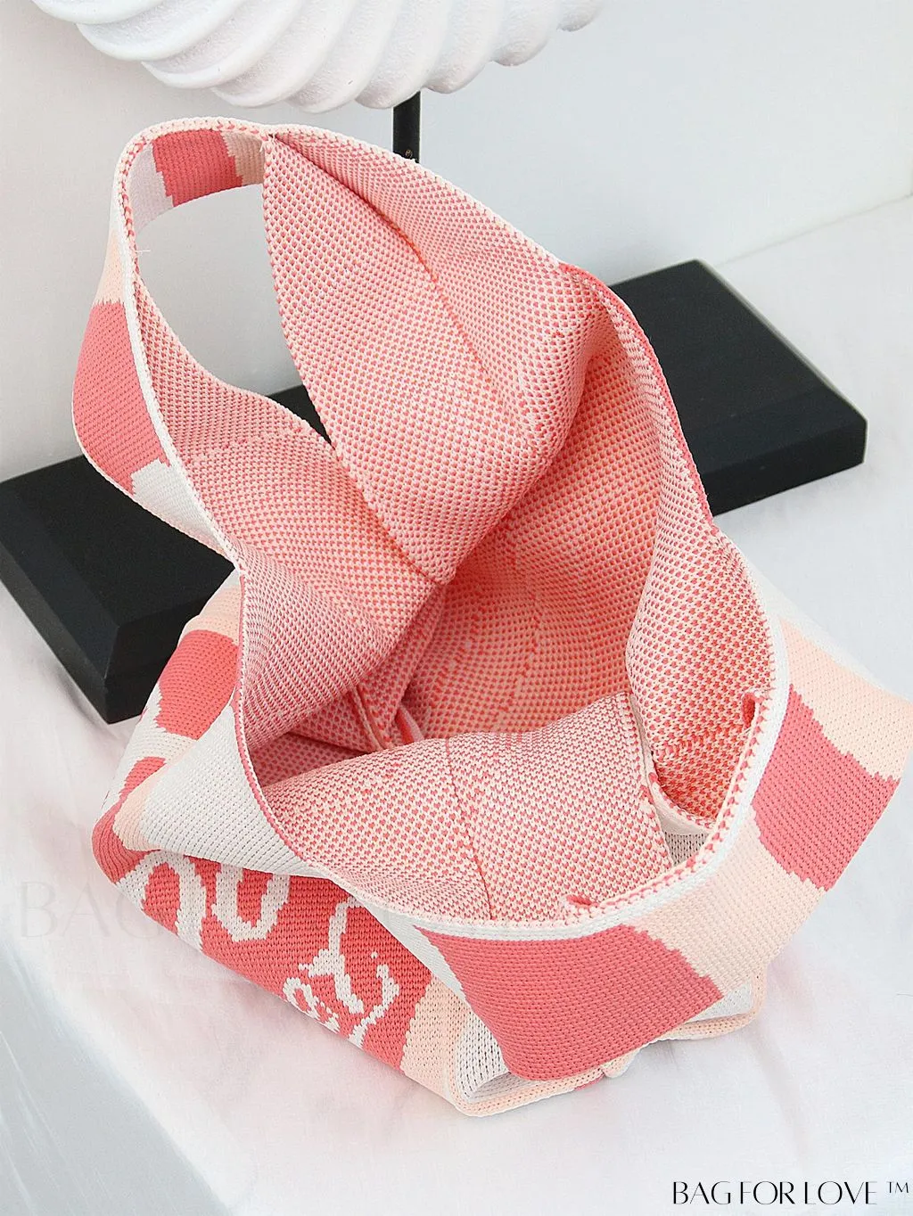 BagForLove - Chic Crochet Tote Bag with Cat & Butterfly Pattern - Perfect for Vacation