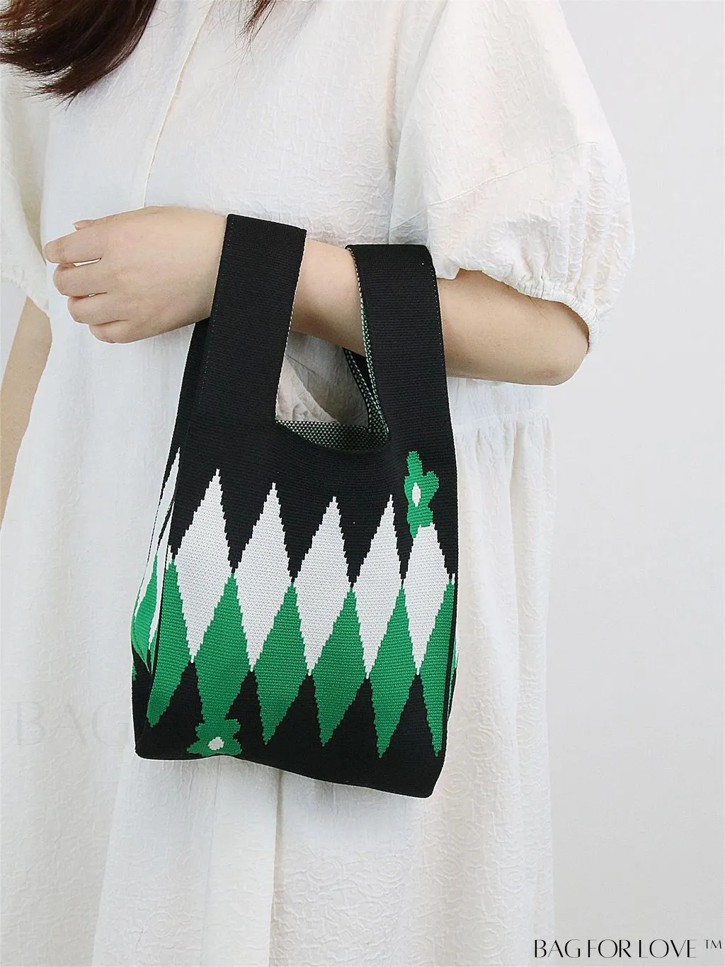 BagForLove - Chic Crochet Tote Bag with Cat & Butterfly Pattern - Perfect for Vacation