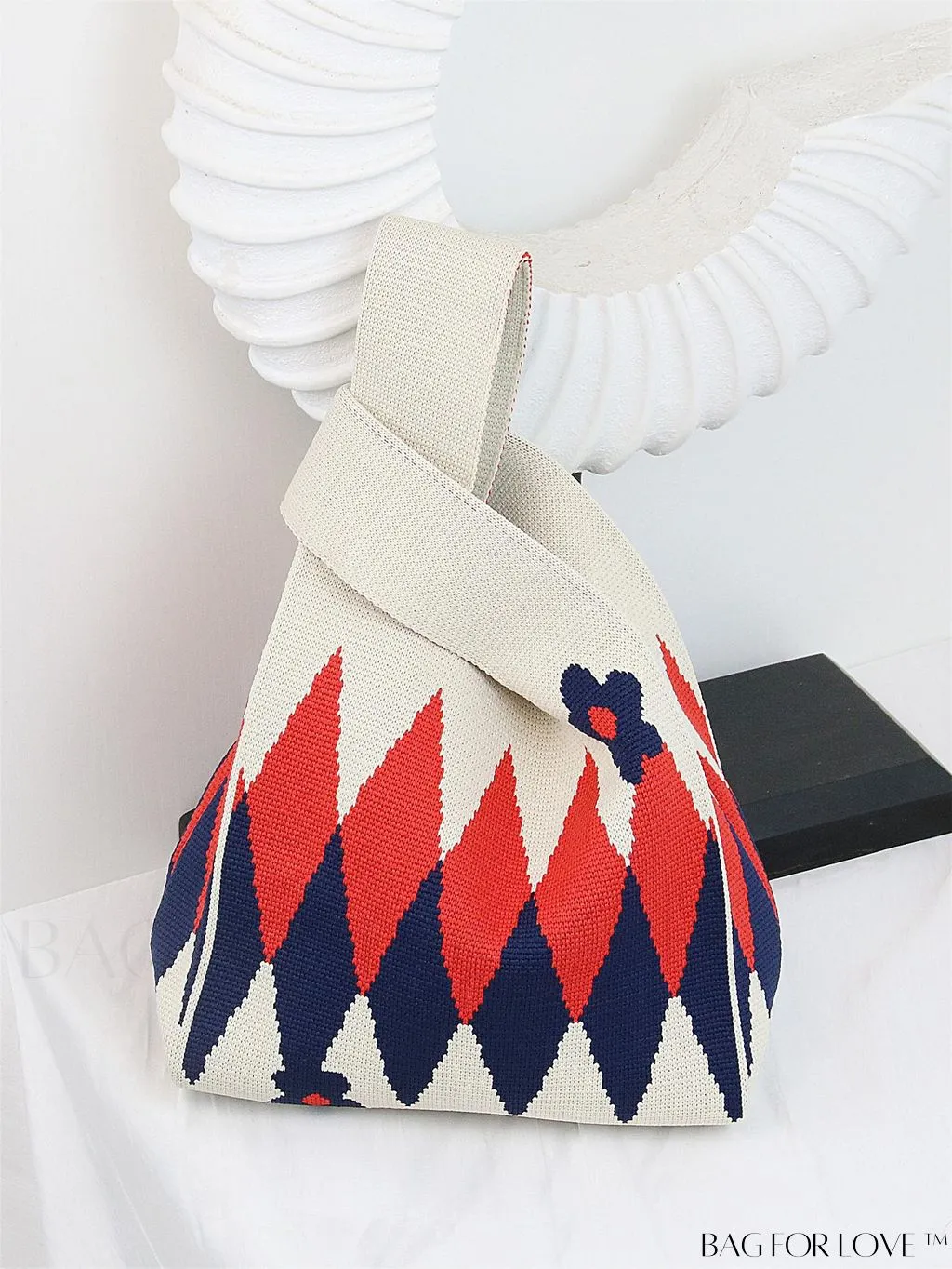 BagForLove - Chic Crochet Tote Bag with Cat & Butterfly Pattern - Perfect for Vacation