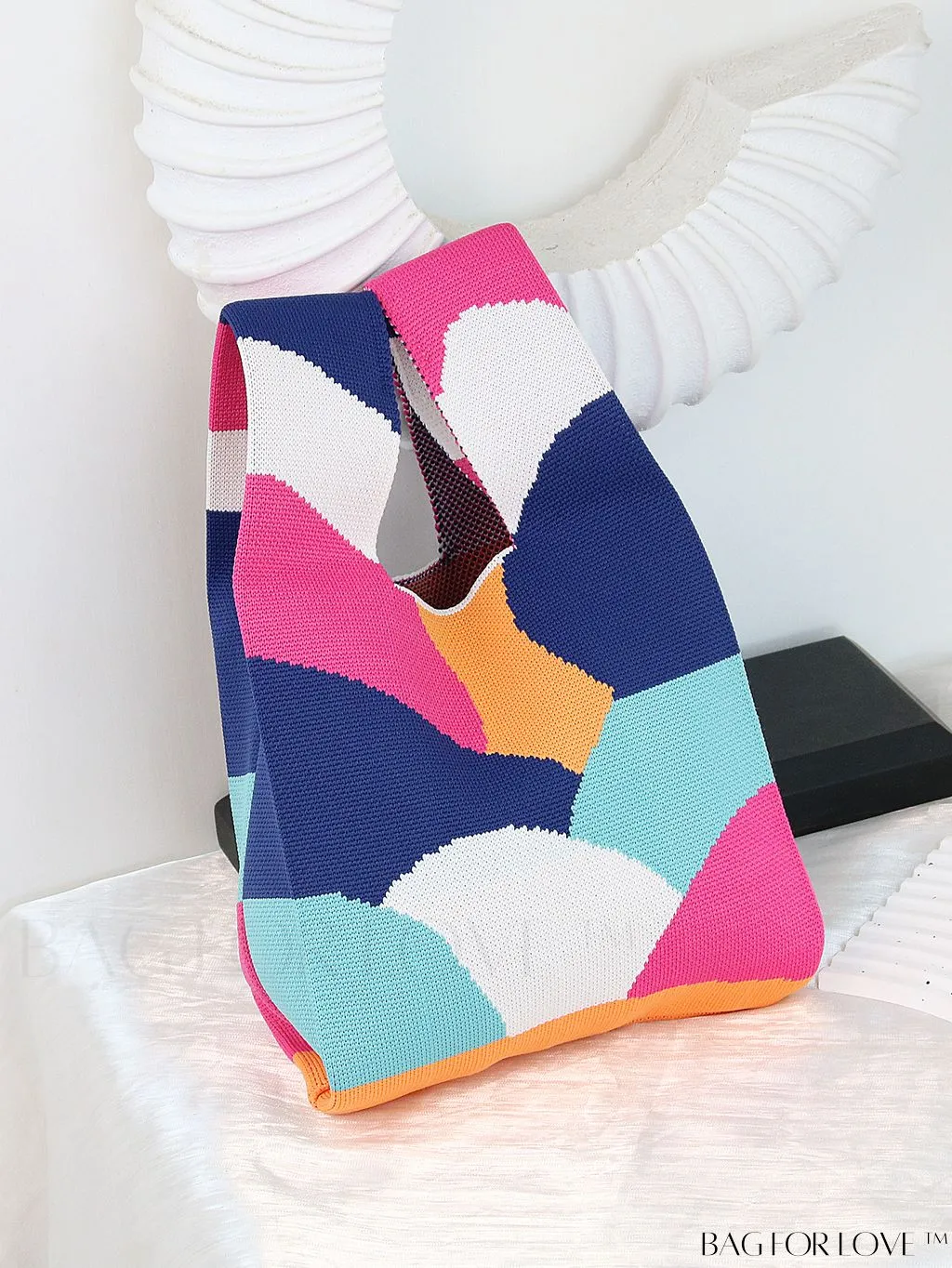 BagForLove - Chic Crochet Tote Bag with Cat & Butterfly Pattern - Perfect for Vacation