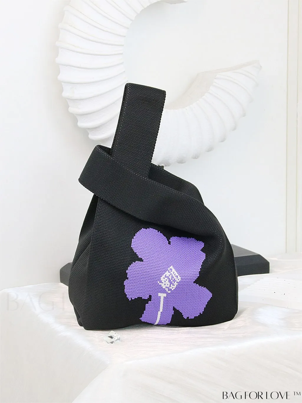 BagForLove - Chic Crochet Tote Bag with Cat & Butterfly Pattern - Perfect for Vacation