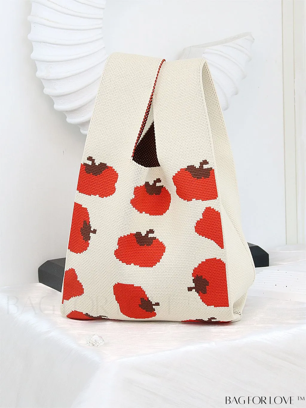 BagForLove - Chic Crochet Tote Bag with Cat & Butterfly Pattern - Perfect for Vacation