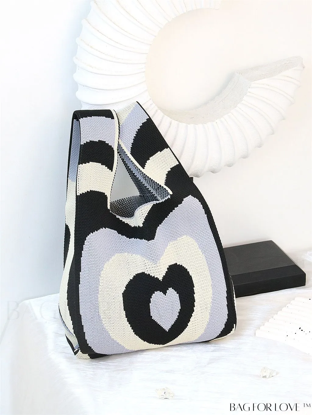 BagForLove - Chic Crochet Tote Bag with Cat & Butterfly Pattern - Perfect for Vacation