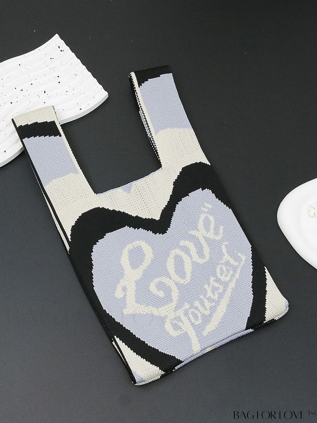 BagForLove - Chic Crochet Tote Bag with Cat & Butterfly Pattern - Perfect for Vacation