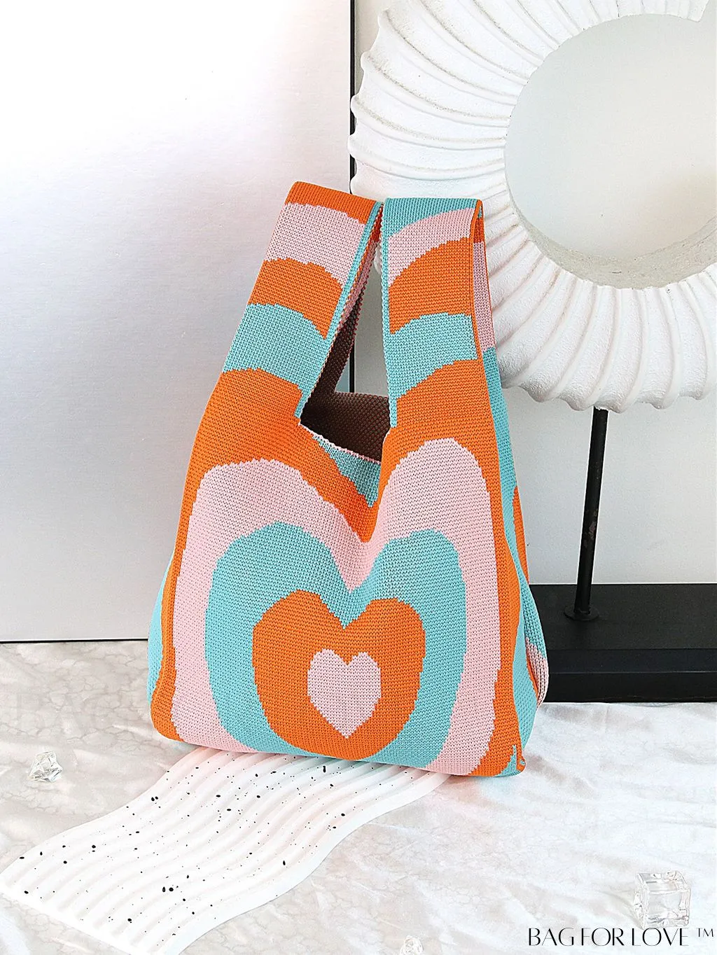 BagForLove - Chic Crochet Tote Bag with Cat & Butterfly Pattern - Perfect for Vacation