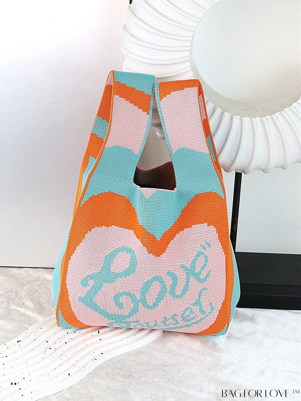BagForLove - Chic Crochet Tote Bag with Cat & Butterfly Pattern - Perfect for Vacation