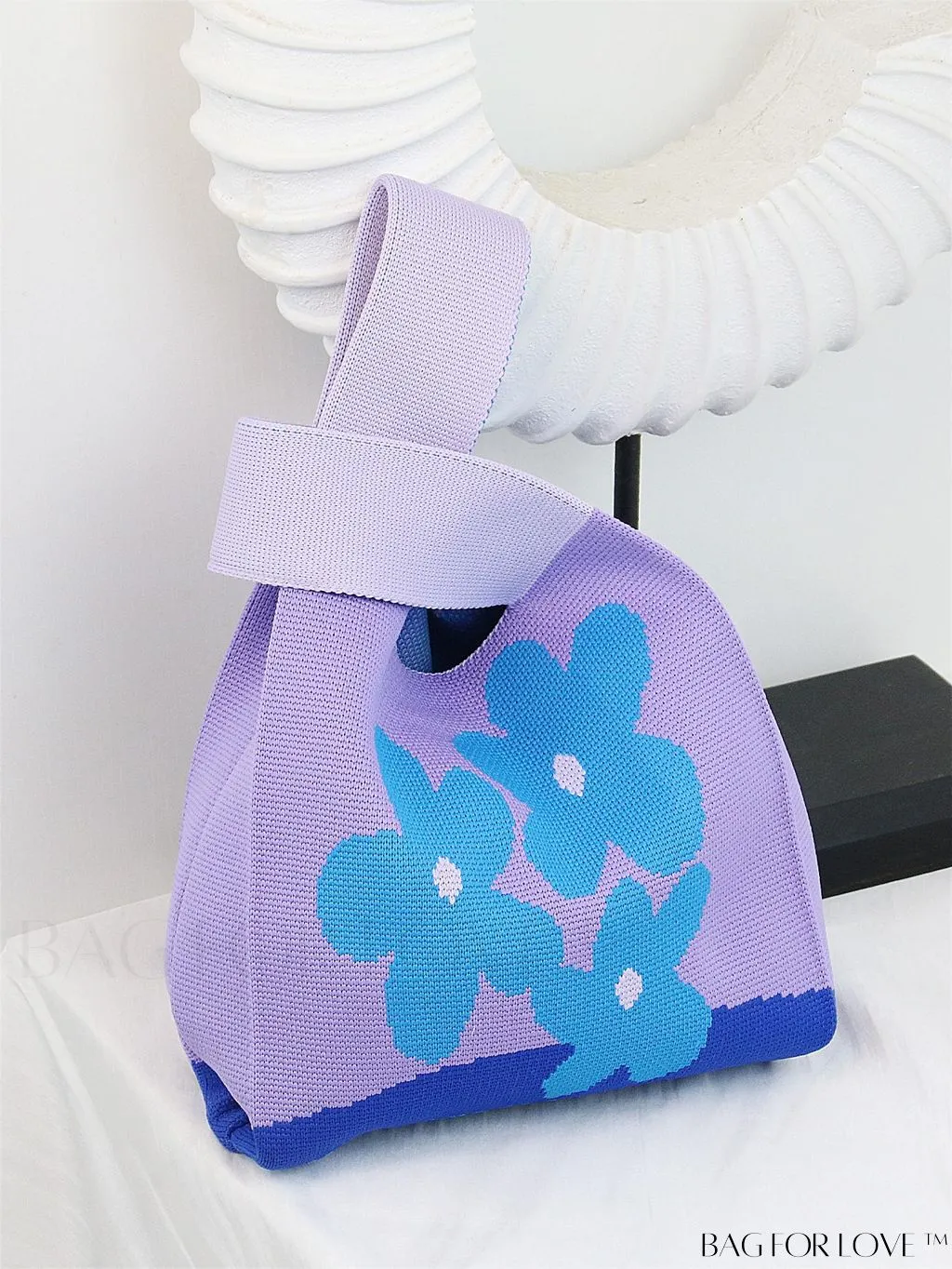 BagForLove - Chic Crochet Tote Bag with Cat & Butterfly Pattern - Perfect for Vacation