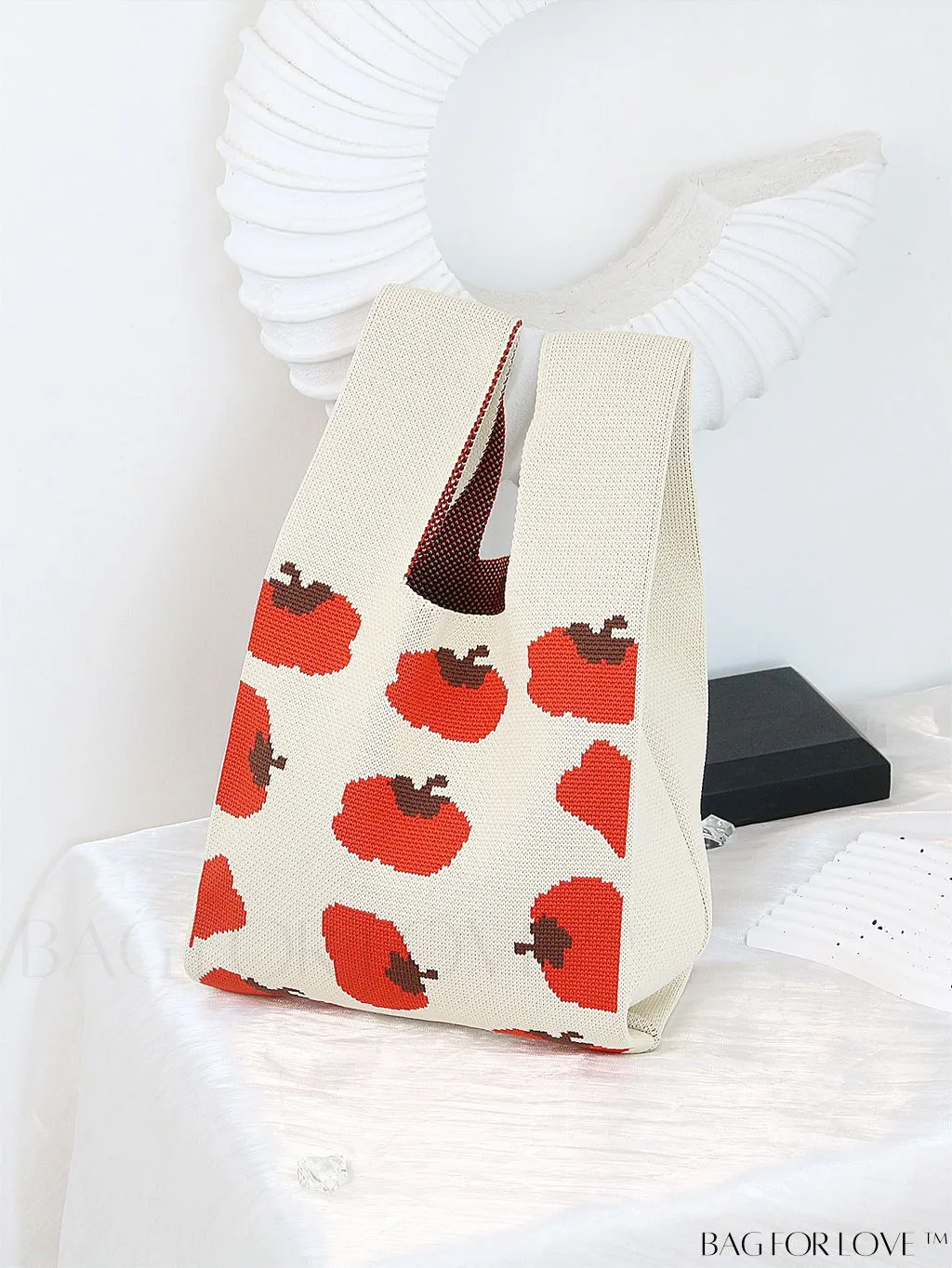 BagForLove - Chic Crochet Tote Bag with Cat & Butterfly Pattern - Perfect for Vacation