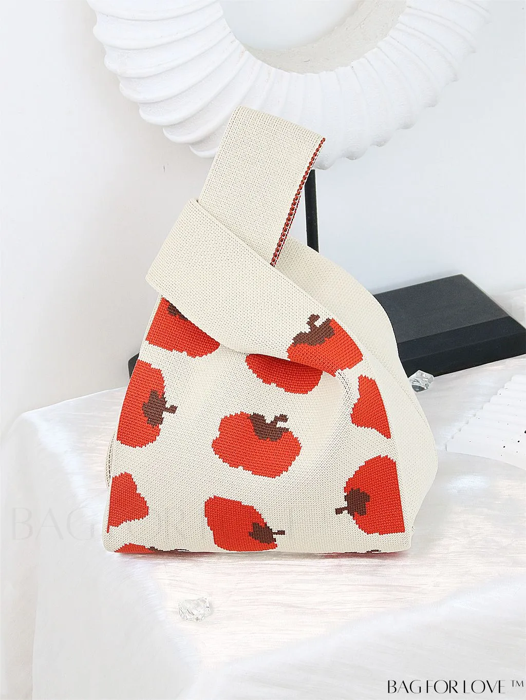 BagForLove - Chic Crochet Tote Bag with Cat & Butterfly Pattern - Perfect for Vacation