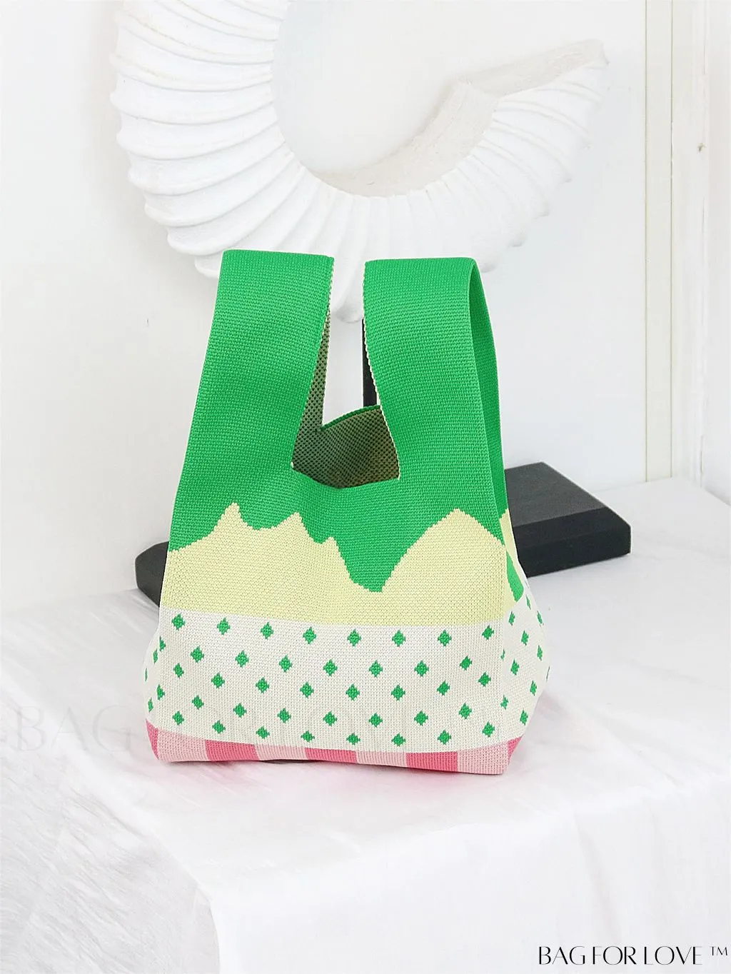 BagForLove - Chic Crochet Tote Bag with Cat & Butterfly Pattern - Perfect for Vacation