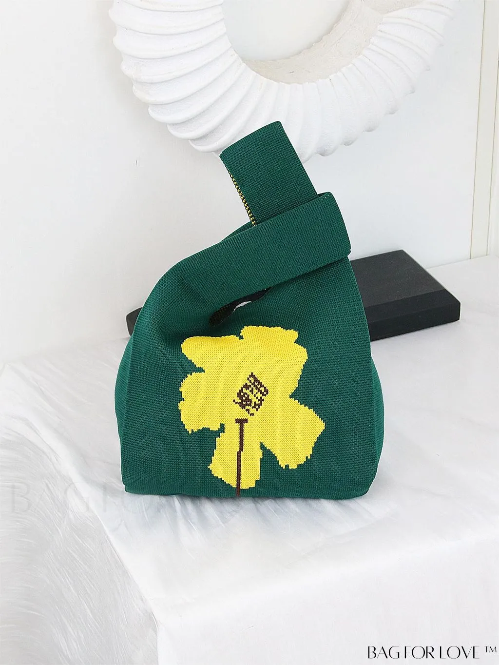 BagForLove - Chic Crochet Tote Bag with Cat & Butterfly Pattern - Perfect for Vacation