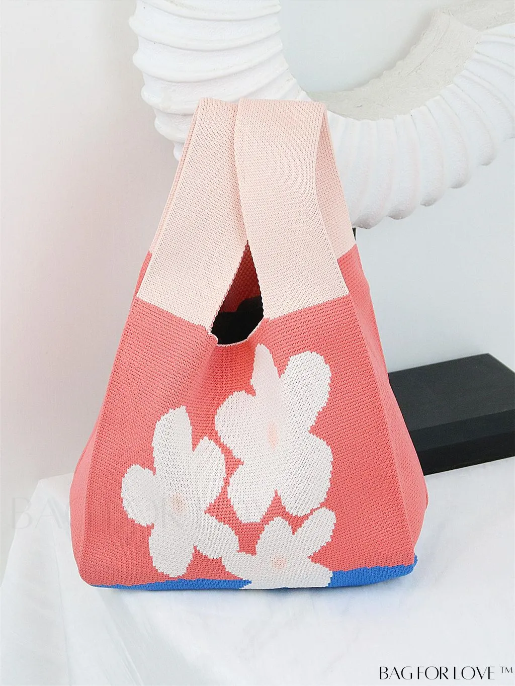 BagForLove - Chic Crochet Tote Bag with Cat & Butterfly Pattern - Perfect for Vacation