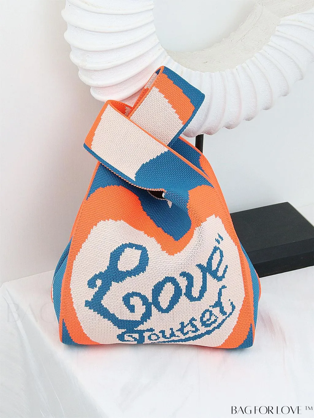 BagForLove - Chic Crochet Tote Bag with Cat & Butterfly Pattern - Perfect for Vacation