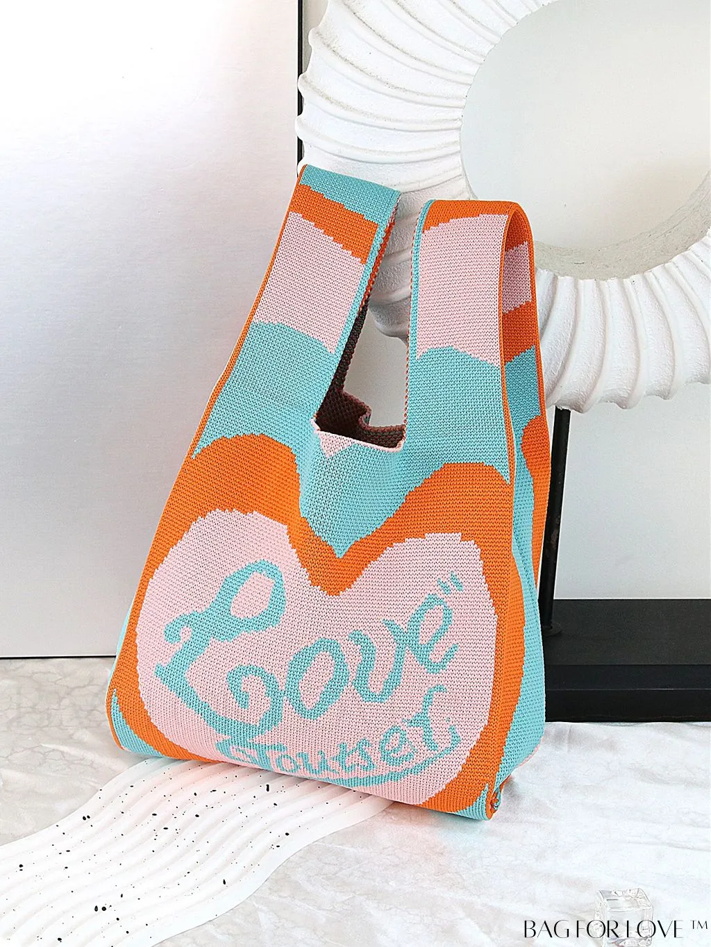 BagForLove - Chic Crochet Tote Bag with Cat & Butterfly Pattern - Perfect for Vacation