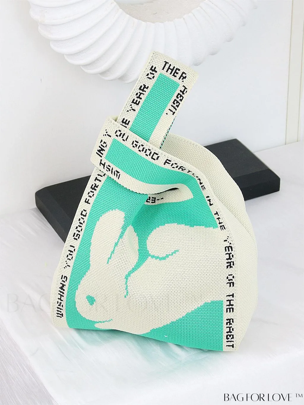 BagForLove - Chic Crochet Tote Bag with Cat & Butterfly Pattern - Perfect for Vacation