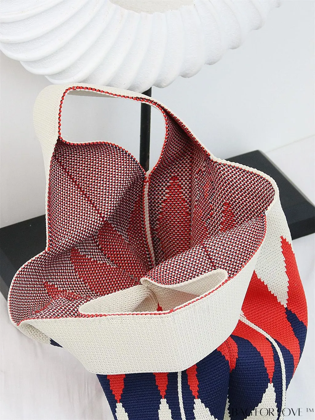 BagForLove - Chic Crochet Tote Bag with Cat & Butterfly Pattern - Perfect for Vacation
