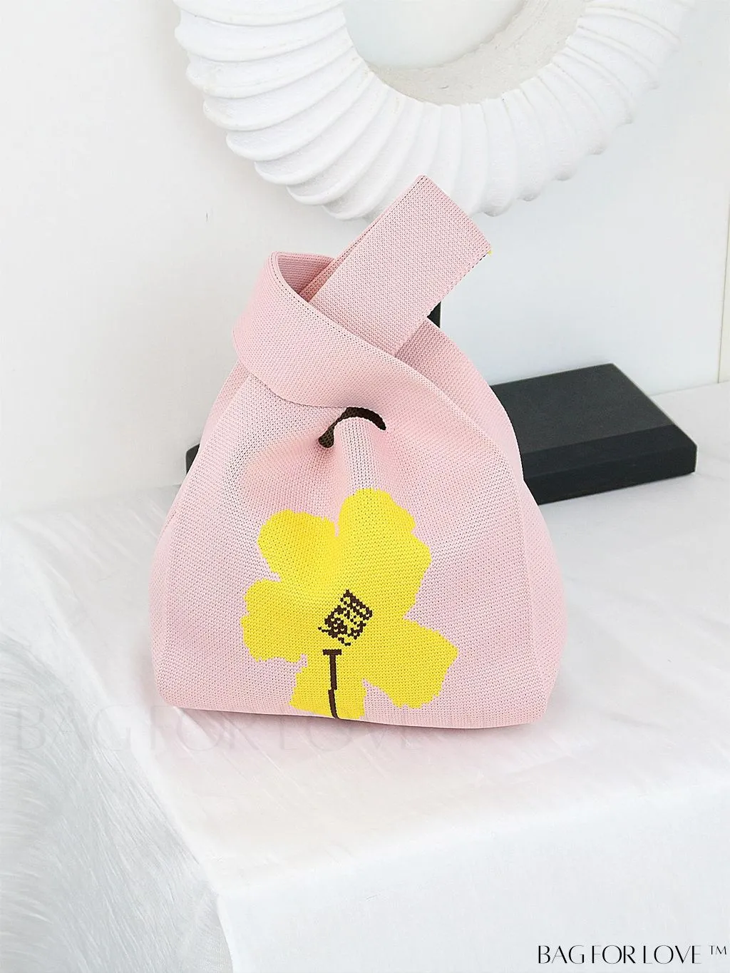 BagForLove - Chic Crochet Tote Bag with Cat & Butterfly Pattern - Perfect for Vacation