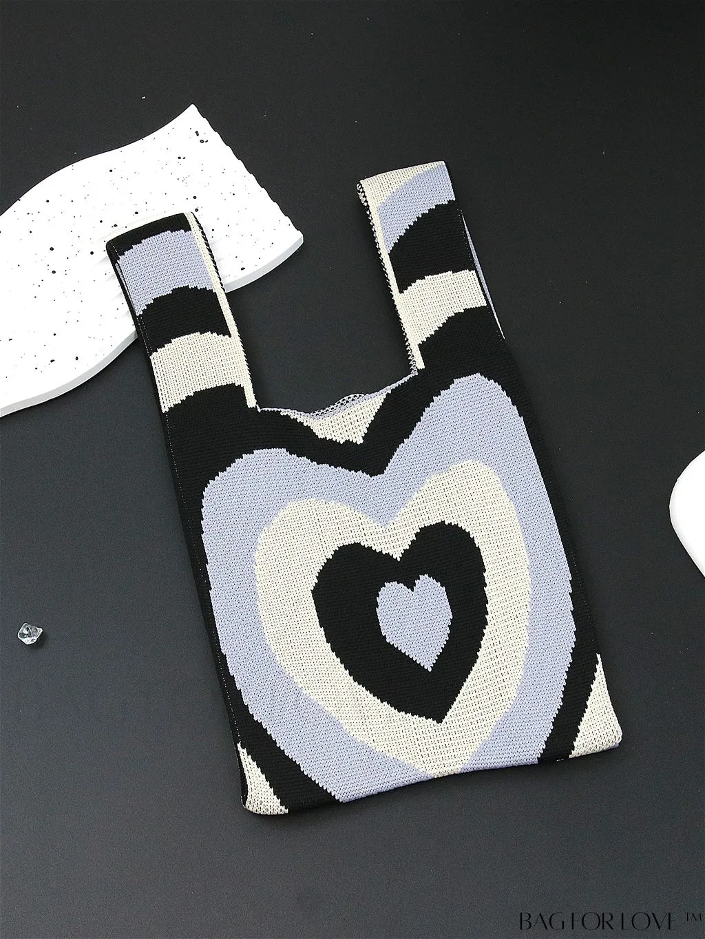 BagForLove - Chic Crochet Tote Bag with Cat & Butterfly Pattern - Perfect for Vacation