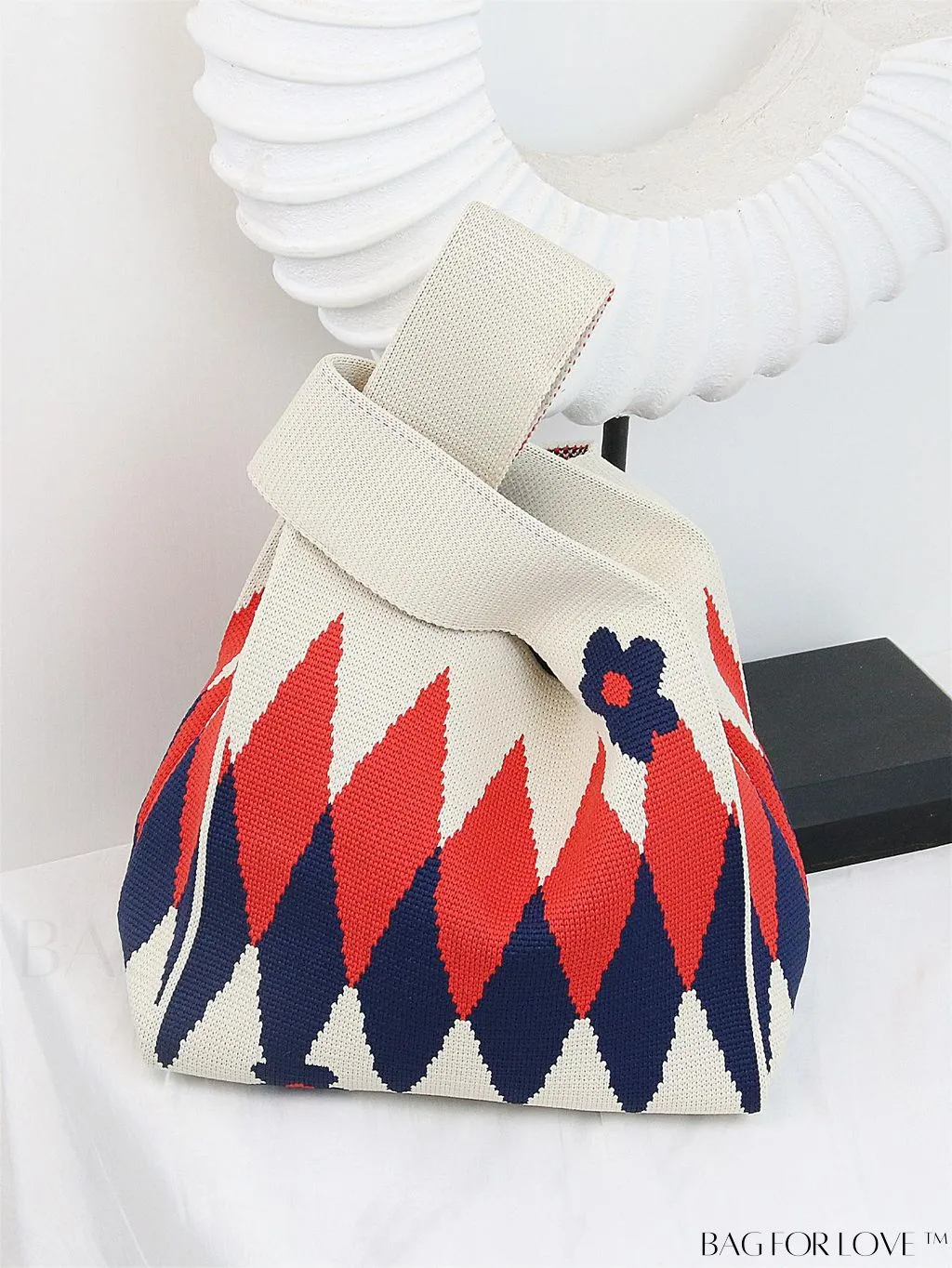 BagForLove - Chic Crochet Tote Bag with Cat & Butterfly Pattern - Perfect for Vacation