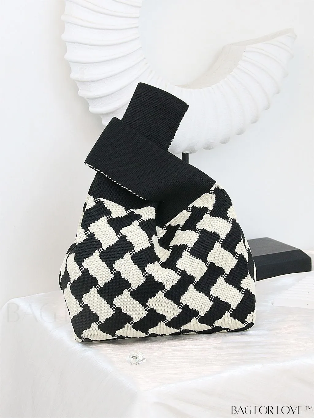BagForLove - Chic Crochet Tote Bag with Cat & Butterfly Pattern - Perfect for Vacation