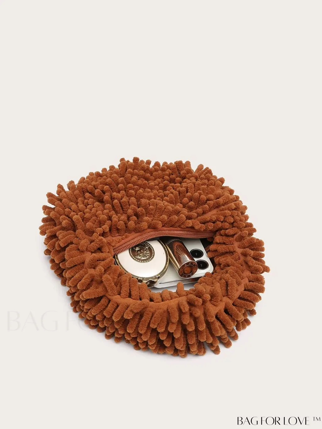 BagForLove - Chic Faux Fur Satchel: A Stylish Minimalist Statement Piece