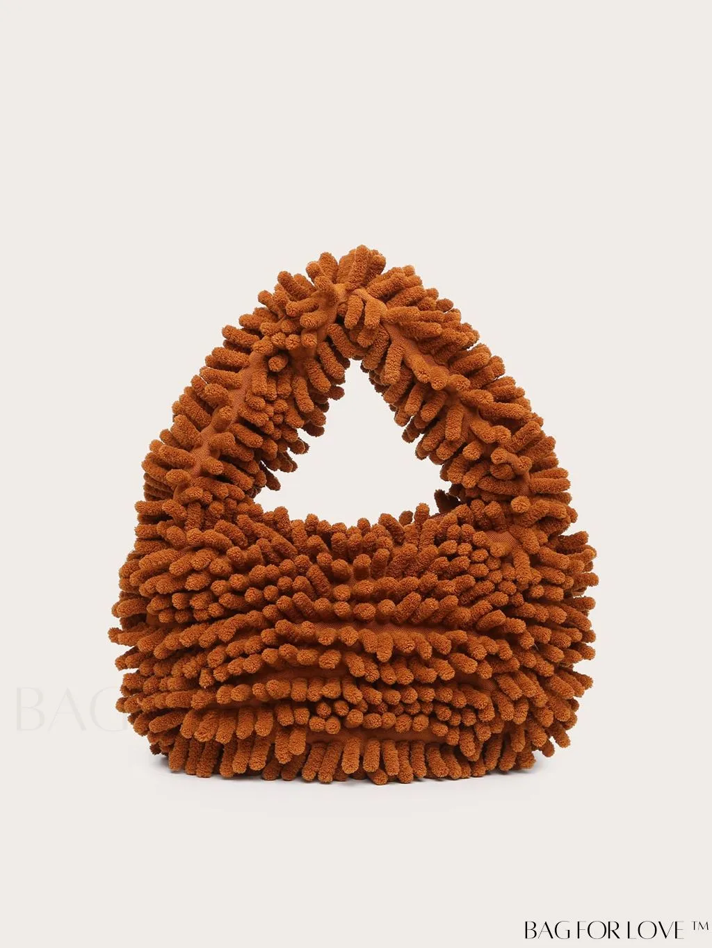 BagForLove - Chic Faux Fur Satchel: A Stylish Minimalist Statement Piece
